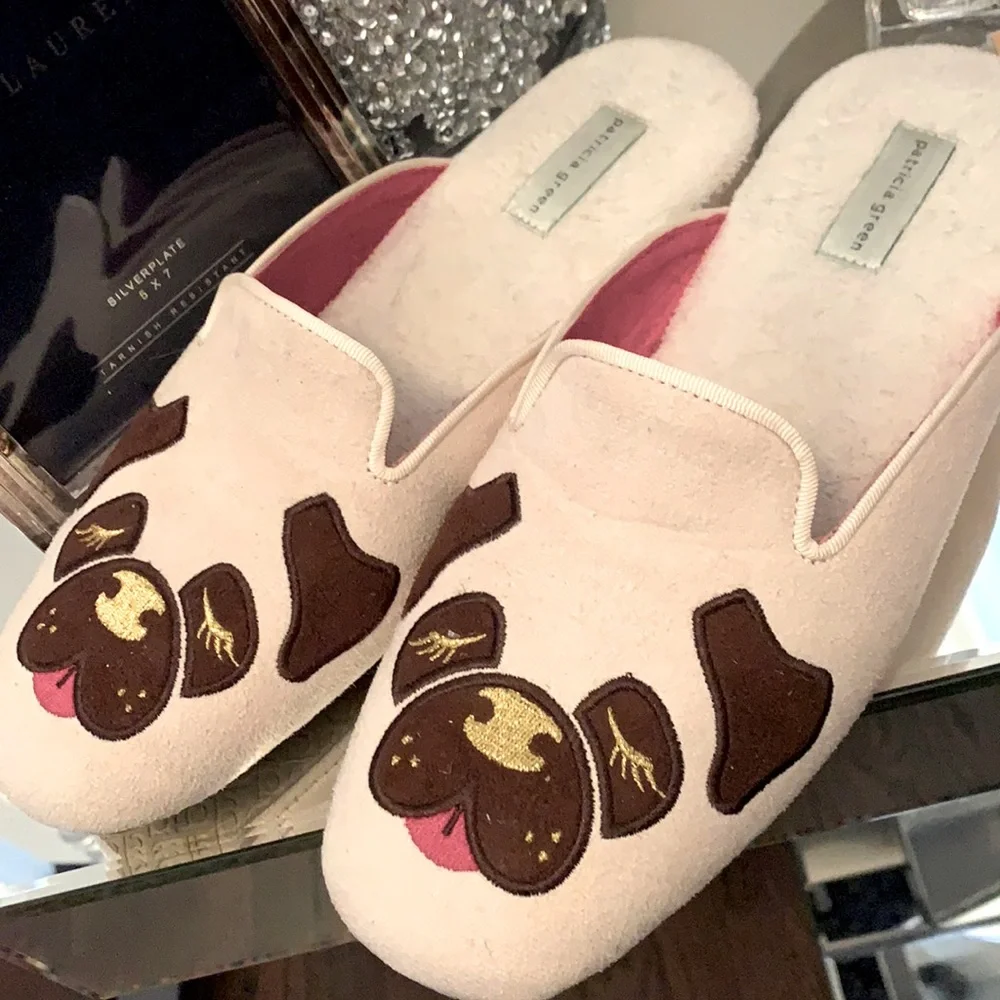 PATRICIA GREEN DOG SLIPPERS